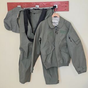 OUTERSHELL JACKET  & PANTS SET FLYERS WATERPROOF BREATHABLE GORTEX L/L NOMEX